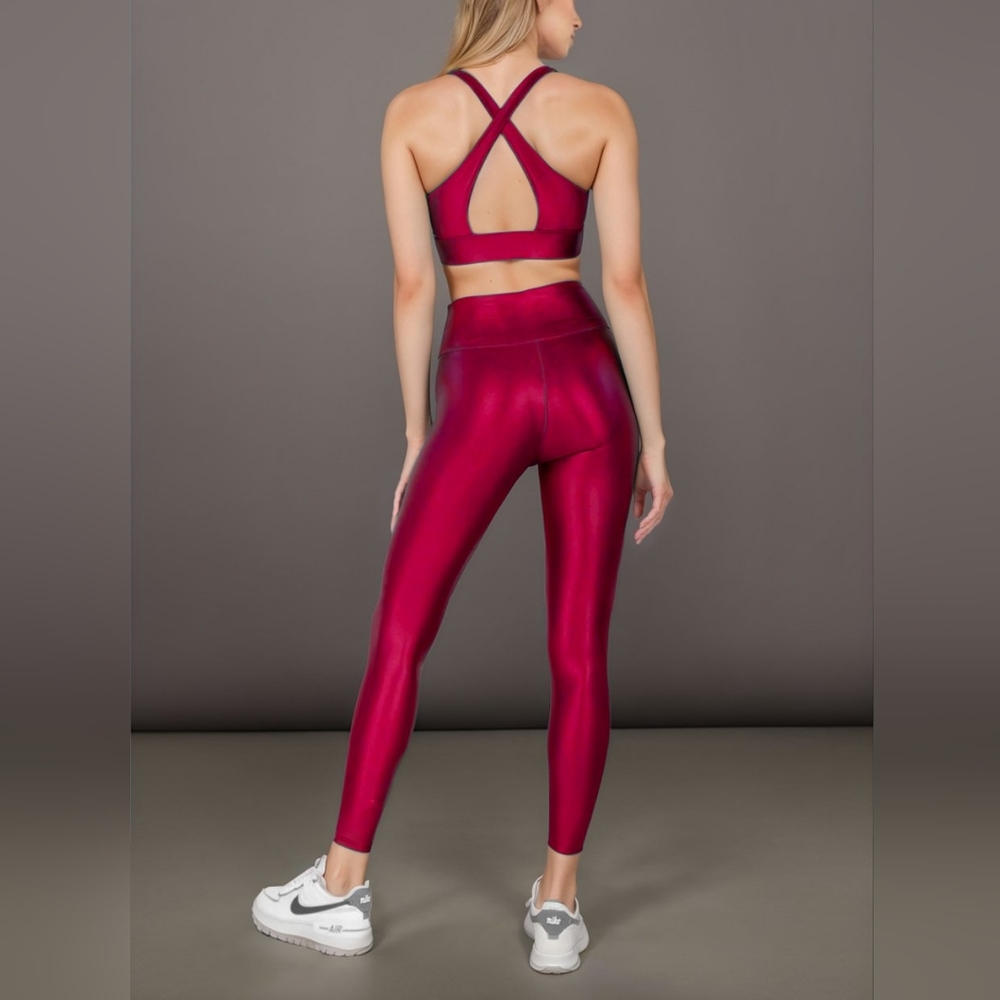 DYI Leggings High Shine Tight Scarlet